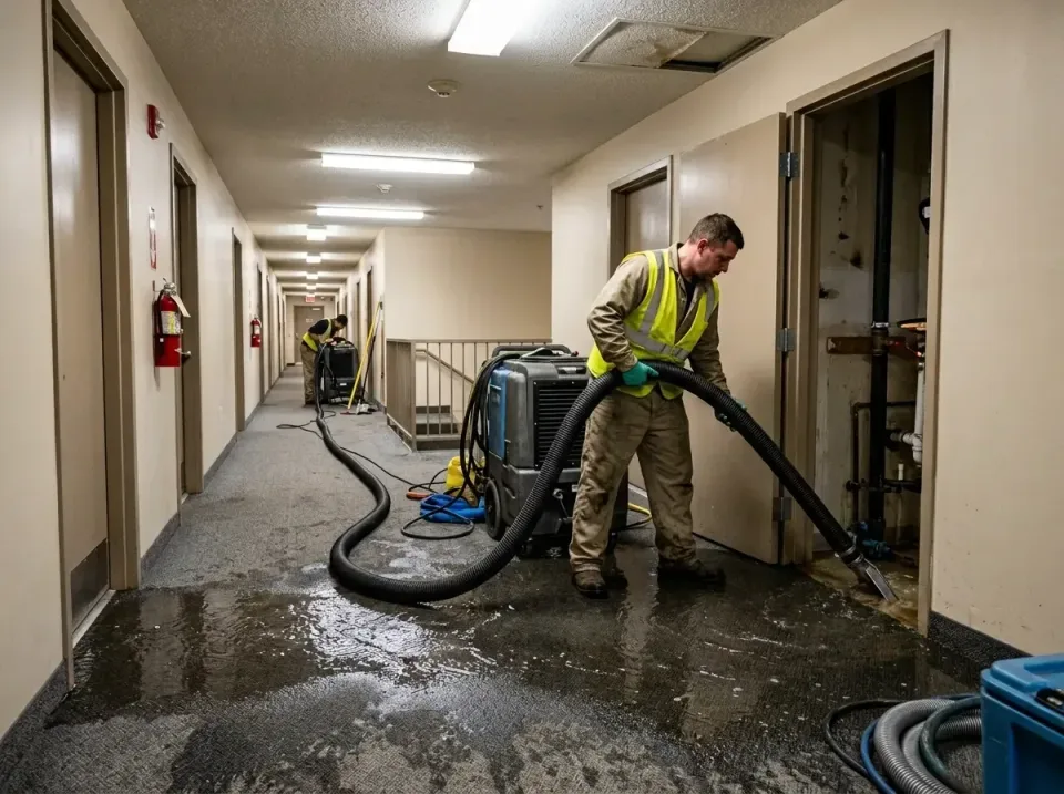 multi-unit-apartment-hallway-f-005 — frequently asked questions, Emergency Burst Pipe Water Extraction & Removal in North Ba…
